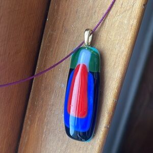 #Fused Glass necklace
